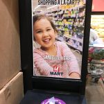 H Mart in Bellevue has added sanitizing wipes throughout its store for customers. Samantha Pak/staff photo