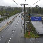 The West Sammamish River Bridge projects website features a live video feed of traffic along the bridge. Screenshot courtesy of kenmoreconstruction.com