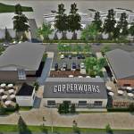 design rendering of iexterior of project (courtesy of Cardinal Architecture)