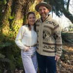 (Elizabeth Shepherd Photo) Like so many other young couples before them, Amanda Knox and Chris Robinson have made their home and started a family on Vashon.