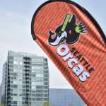 Seattle Orcas banner at Bellevue Downtown Park. Ben Ray / The Reporter