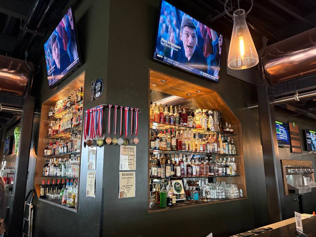 Bellevue Brewerys medals. Photos by Mindy Stern