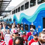 Seattles World Cup game between the USA and Australia on June 19 in Seattle drew record-number ridership to Sound Transits Link light rail. COURTESY PHOTO, Sound Transit
